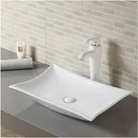 Lavabo da appoggio in ceramica bianca torino