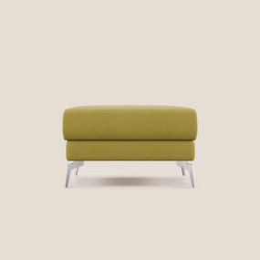 Star Pouf con piedini alti in tessuto smacchiabile T05 giallo