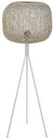 Lampada da Terra DKD Home Decor Metallo Bianco Moderno (41 x 41 x 109 cm)