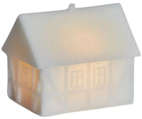 Decorazione luminosa bianca con alimentazione a batteria Copenhagen Half-Timbered House – Sirius