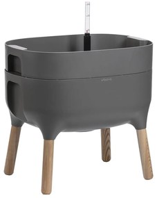 Vaso per coltivazione in plastica con sistema di auto-irrigazione Urbalive – Plastia