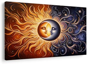 Quadro su tela – Armonia di sole e luna