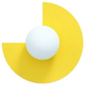 Candy Big Circle 270 S Applique da Parete Sunshine Yellow - Swedish Ninja