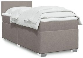 Giroletto A Molle Con Materasso Tortora 90x190 Cm İn Tessuto /