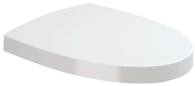 Copriwater Pop Art rettangolare originale per serie sanitari SANITANA con chiusura rallentata in duroplast bianco