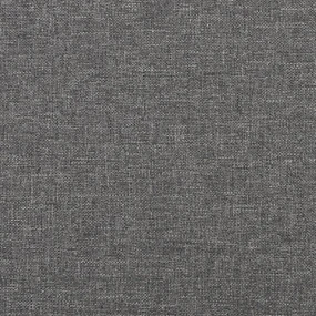 Poggiapiedi grigio chiaro 45x29,5x35 cm in tessuto