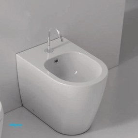 Bidet Da Terra Domus Falerii Bianco Lucido "Foglia Medium"