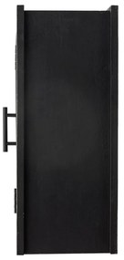 Vetrina nera in abete massiccio da appendere 62x49x23 cm Lario - Bloomingville