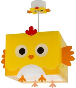 Dalber 64642 - Lampadario per bambini LITTLE CHICKEN 1xE27/15W/230V
