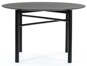 Tavolo da pranzo rotondo nero , ø 120 cm Junco - Teulat