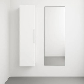 Colonna per mobile bagno Essential SENSEA 1 anta P 30 x L 30 x H 116 cm bianco laccato truciolare