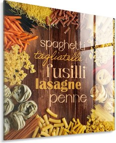 Dipinto su vetro 30x30 cm Pasta – Styler
