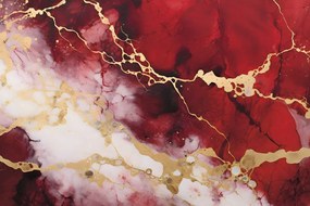 Stampa su tela – Marmo rosso