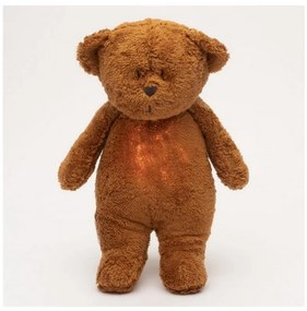 Moonie - Compagno di coccole con melodia e luce orsacchiotto 2.0 organic caramel