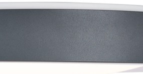 Plafoniera moderna grigia con bianco 48cm incl. LED dimmerabile RGB - Kanton