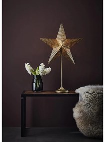 Decorazione luminosa con motivo natalizio in colore oro ø 48 cm Rustic - Markslöjd