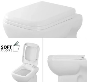 Copriwater originale per wc Miracle/Viva con chiusura soft-close