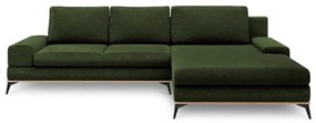 Angolo del divano letto verde bottiglia, angolo destro Planet - Windsor & Co Sofas