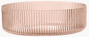 Set di 4 ciotole da portata in vetro soffiato con struttura millerighe Ripple