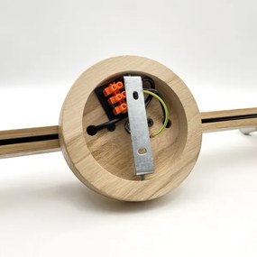 Brilagi - LED  Lampadario a plafone ANTHONY 3xE14/40W/230V quercia/nero