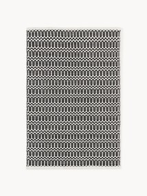 Tappeto da interno-esterno tessuto a mano con motivo geometrico Rune