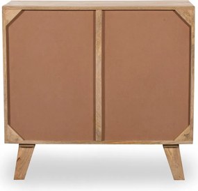 Armadietto turchese/di colore naturale 90x85x40 cm Reipur – Interia Home &amp; Living