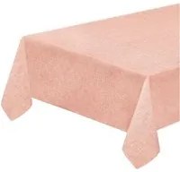 Tovaglia Tavolo Cucina Tonda 155 cm Antimacchia Bordata Plastificata Copritavolo Pastello Rosa