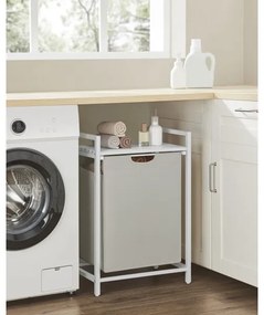 Cesto porta biancheria REX bianco