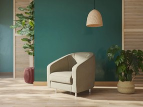 Sally Poltroncina in tessuto morbido impermeabile T02 panna