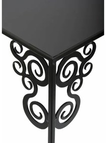 Portafiori 60x24 cm nero