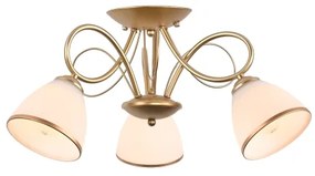 Brilagi - Plafoniera da soffitto FRED 3xE27/60W/230V Ø 59 cm oro