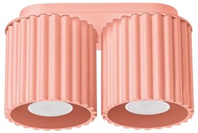 Sollux  SL.1825 - Faretto AURA 2xGU10/10W/230V rosa