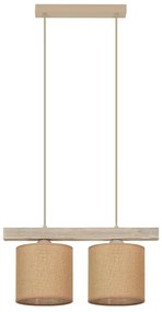 Brilagi - Lampadario a sospensione con filo FOREST 2xE27/15W/230V pino/marrone