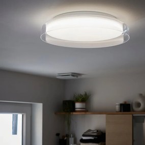 Plafoniera LED bagno moderno Sure, bianco Ø 40 cm, 1940 lumen INSPIRE