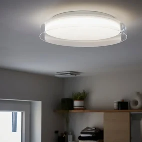 Plafoniera LED bagno moderno Sure, bianco Ø 40 cm, 1940 lumen INSPIRE