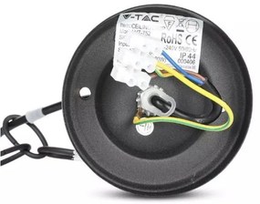 Lampadario da esterno su catena 1xE27/40W/230V IP44 nero