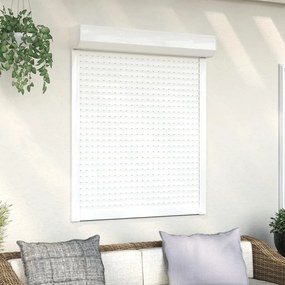 Tapparella Avvolgibile İn Alluminio 100x130 Cm Bianca /