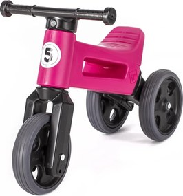 Funny Wheels - Bicicletta senza pedali 2 in 1 RIDER SPORT rosa/nera