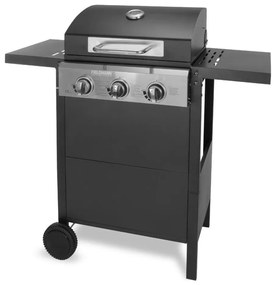Fieldmann - Barbecue a gas 3 bruciatori nero