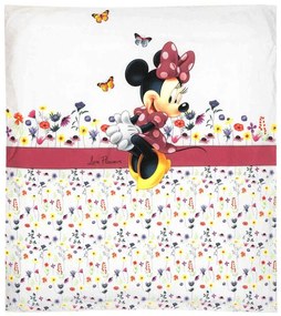 Copripiumino culla neonato Minnie Love Flowers Disney