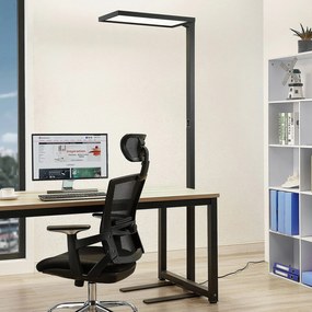 Arcchio Nelus lampada da terra per ufficio, sensore nero Arcchio, dimmerabile, Nero, Studio / Ufficio, Metallo, Moderno