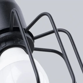 Sollux SL.1117 - Lampada da parete BELUCI 1xE14/40W/230V nero