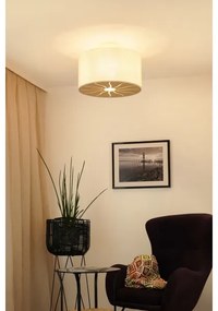 Brilagi - Lampadario a plafone COUNTRY ROLLER 1xE27/15W/230V diametro 45 cm color crema