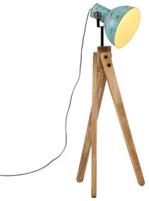 Lampada Da Terra 25 W Blu Anticato 45x45x120 Cm E27 /