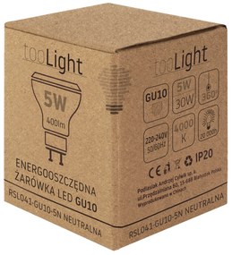 Bulbo LED RSL041 GU10 5W Neutral