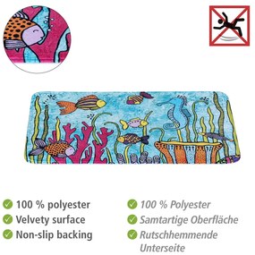 Tappetino da bagno in tessuto 45x70 cm Rollin'Art Ocean Life - Wenko