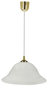 Lampadario a sospensione con filo VERA 1xE27/60W/230V oro/bianco