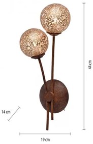 Paul Neuhaus 9032-48 - Applique GRETA 2xG9/40W/230V