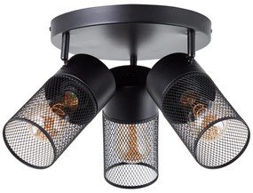 Brilliant - Faretto KAMOLO 3xE27/40W/230V nero