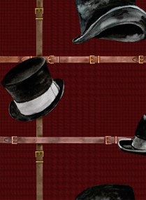 Coordonne Carta da parati Ascot - Wine